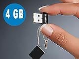 Produkt-Bild: PConKey Winziger, wasserfester USB-Speicherstick "Square II", 4 GB