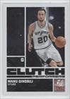 2009-10 Donruss Elite Clutch Performers #4 - Manu Ginobili