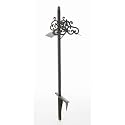 Liberty Garden Products 649 Hyde Park 125-Foot Capacity Two Point Steel Garden Hose Stand Gold