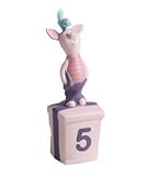 Pooh & Friends FIVE is for friendships that Never End Piglet Porcelain Figurine#5 Cake Topper