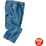 Dickies 20-694 Relaxed Fit Double Knee Carpenter Jeans Heavyweight 14 OZ Denim