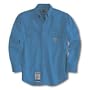 Carhartt� Flame - resistant Twill Shirt Tall, MED BLU, 2XLT