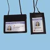 Advantus 75452 Badge id holder/convention pouch, horizontal, 4 x 2-1/2, 48 cord, 12/pack
