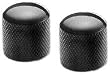 Retro Parts Fender Style Black Dome Knobs - Two pack