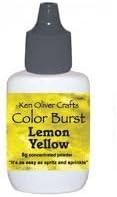Ken Oliver Crafts - Color Burst Watercolor Powder - Lemon Yellow by Ken Oliver Crafts