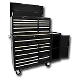 42 In 21 Drawer Chest/Cabinet/Side Combo - Black