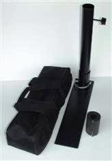 Boone Outdoor Hardware Sports Fan Flag Pole Base & Case