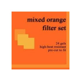 Dedolight Mixed Orange Gel Filters Set for DBD400 Barndoor, Set of 10