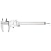 Starrett 1202-6 Dial Caliper, Stainless Steel, White Face, 0-6" Range, +/-0.001" Accuracy, 0.001" Resolution