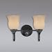 Renfrew 2 Light Bath Bar Amber EF