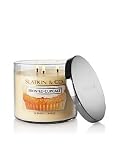 BATH & BODY WORKS SLATKIN FROSTED CUPCAKE 3 WICK 14.5 OZ. CANDLE