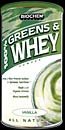 Biochem 100% Greens and Whey Protein Powder, Chocolate, 23.7