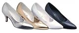 1001 Ladies Court Shoe with 2.5 Slim Heel