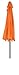 Trademark Innovations Patio Half Umbrella, 9', Orange