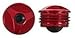 New Designz Invert Mini Spinner Detent Covers - Red
