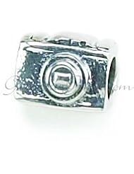 Sterling Silver Zable Camera Bead Charm BZ1403