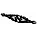 National Mfg. N179192 10" Ornamental Strap Hinge