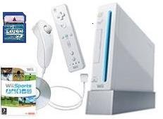 Nintendo Wii + 5 Sports Games + 2GB SD Memory Card