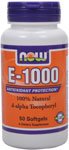 E-1000 by NOW Foods - Vitamins (1000 IU - 50 Softgels)