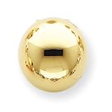 14k Omega Clip 16mm Half Ball Non-pierced Earrings
