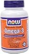 NOW Molecularly Distilled OMEGA-3 FISH OIL 1000 MG - 90 SOFTGELS
