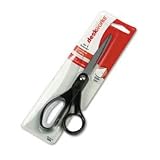 DeskWorks Straight 8 Scissors, Right/Left Hand, Black Handles FSK21207797
