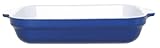 Emile Henry 13-by-10-Inch Lasagna Baker, Azure Blue