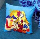 Barbie - Tiki Tech Hawaii - Square PILLOW