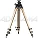 Berlebach 8023 Three-section Wood Tripod Legs with Center Column, Height up to 69