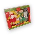 Fairytale Red Riding Hood Puppet Set 17 Imported by Fiesta with Scripts in English, French, Spanish
