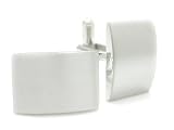 Classic Arched Rectangular Cufflinks Gift Boxed