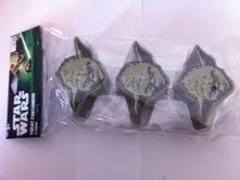 Star Wars Yoda Treat Containers Pack of Three- Perfect for Party Favors, Goody Bags, Etc