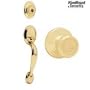Kwikset Corporation 699da 606t 3 Bp Dakota Dummy Handleset with Tylo Knob - Polished Brass