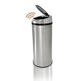 Automatic Trashcan 8 Gallon Round Stainless Steel Trashcan