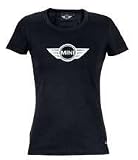 MINI Cooper Ladies' Logo T Shirt Black Medium (European Sizing)