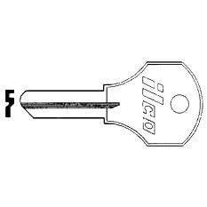 KABA ILCO CORP #CO26-1000V Corbin Cab Key Blank