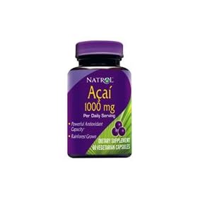 NATROL, Acai 1000mg - 60 vcaps