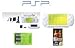 Sony PSP Limited Edition Ceramic White" Value Pack + Hustle PSP Game"