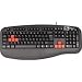 A4Tech X7G-600 Tastatur PS/2 D Schwarz