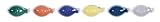 Set of 6 Fish Chopstick Holders / Rests