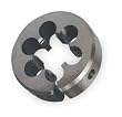 Westward 2LVY1 Rd Solid Die, CS, 1/4-24, 1 In OD