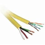 Cables To Go - 43144 - 500ft Composite In-Wall Cable - 16/4 Speaker Cable + CAT5E