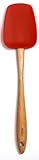 Norpro Silicone 11.5 Inch Medium Red Scoop