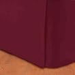 MARRIKAS 300TC Egyptian Cotton QUEEN Bed Skirt Burgundy SOLID
