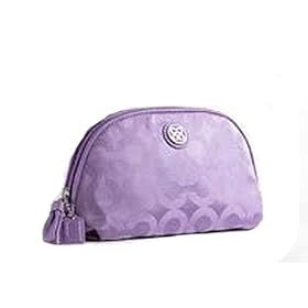 Coach Signature Cosmetic Case Bag Pouch Purple - Coach 45093PUR