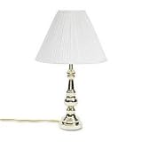 Review Catalina Lighting W2155 / Catalina Lighting W2155 Polished Brass Table Lamp, Mushroom Pleated Shade, 28 High