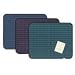 3M 558F4 3M Post-it Self-Stick Framed Bulletin Board, 22 x 18, Blue, Black Frame