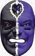 Baltimore Ravens Fan Face - Baltimore Ravens
