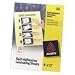 Clear Self Adhesive Laminating Sheets, 3 mil., 9 x 12, 10 Sheets per Pack (AVELS10P) Category: Laminating Supplies