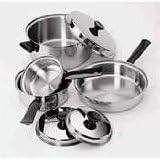 Regalware Food Service Lodging Tri-Ply 7-piece Stainless Steel Cookware Set